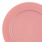 Matte Fuchsia Round Disposable Plastic Appetizer/Salad Plates - 7.5" (120 Plates)